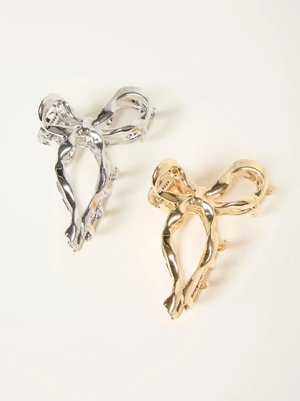 FatFace 2 -pack metalen klauwclips met strik