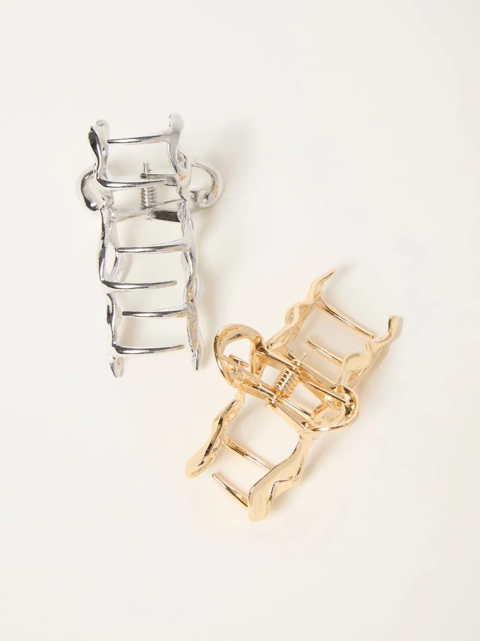 FatFace 2 -pack metalen klauwclips met strik