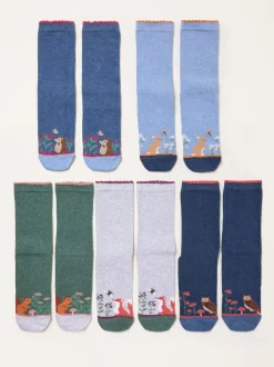 FatFace 5 Pairs of Woodland Socks