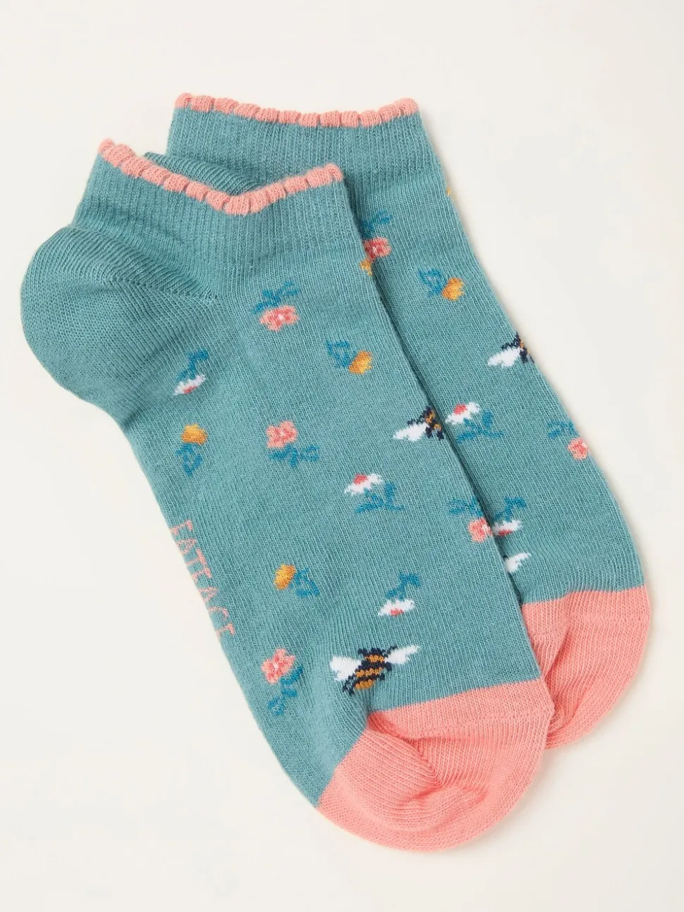 FatFace Bee Trainer Socks