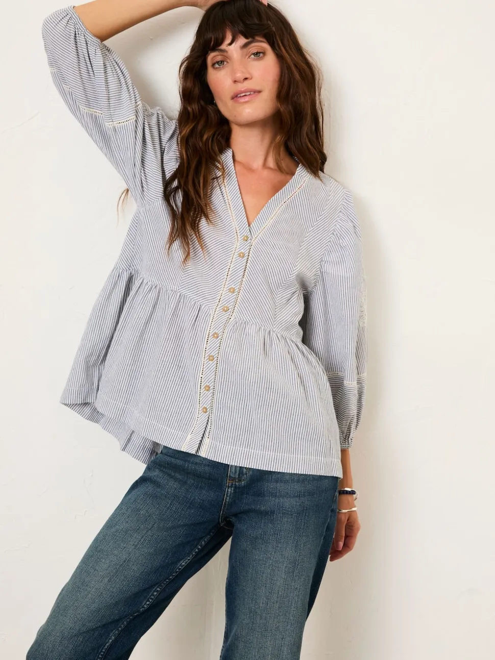 FatFace Embroidered Blouse