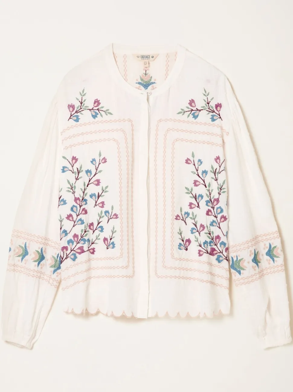 FatFace Embroidered Blouse