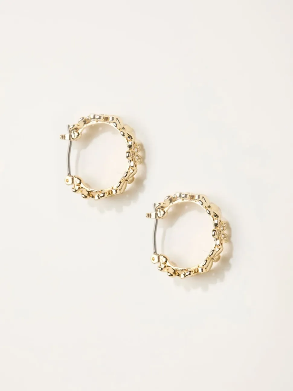 FatFace Flower Hoop Earrings