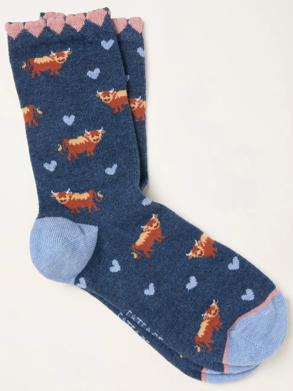 FatFace Highland Cow Socks