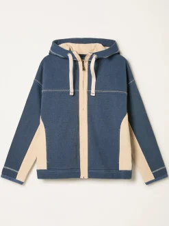 FatFace hoodie met doorlopende rits