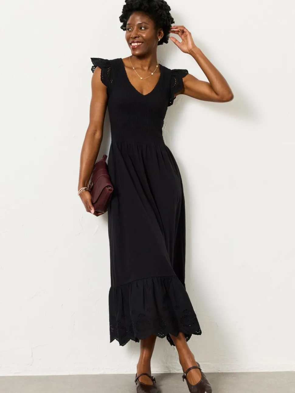 FatFace Jersey Midi Dress