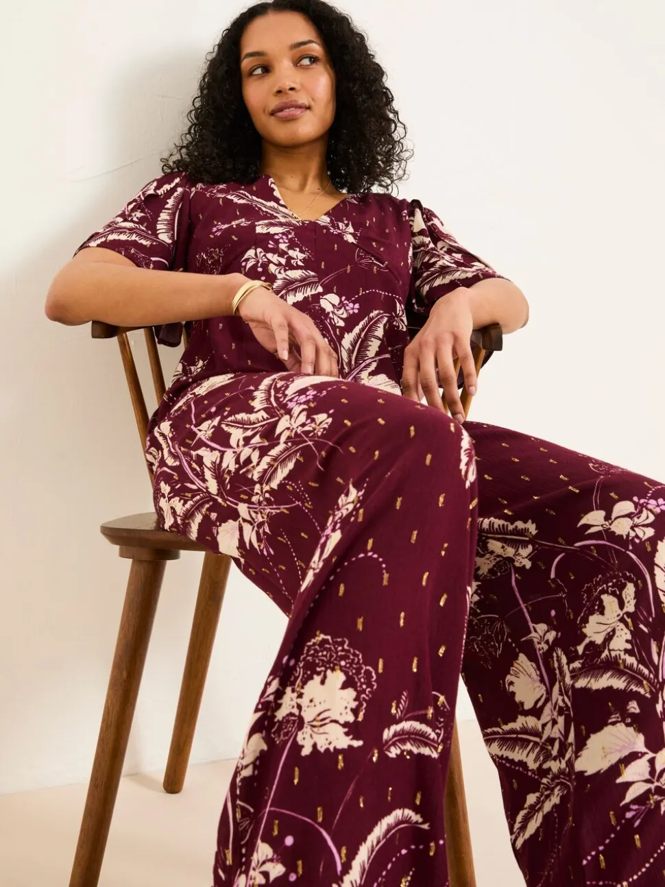 FatFace Jumpsuits met Bloemen Print