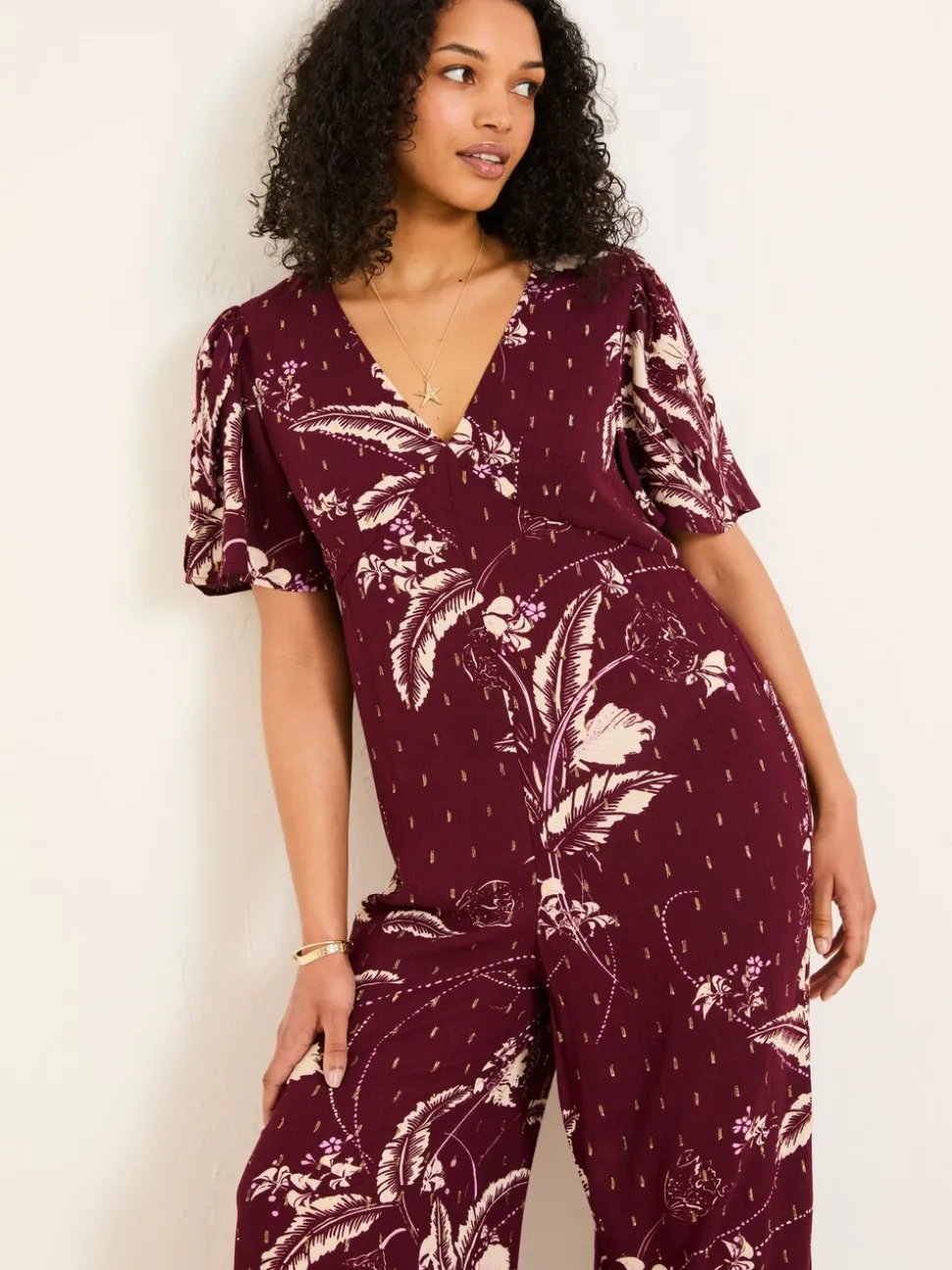 FatFace Jumpsuits met Bloemen Print