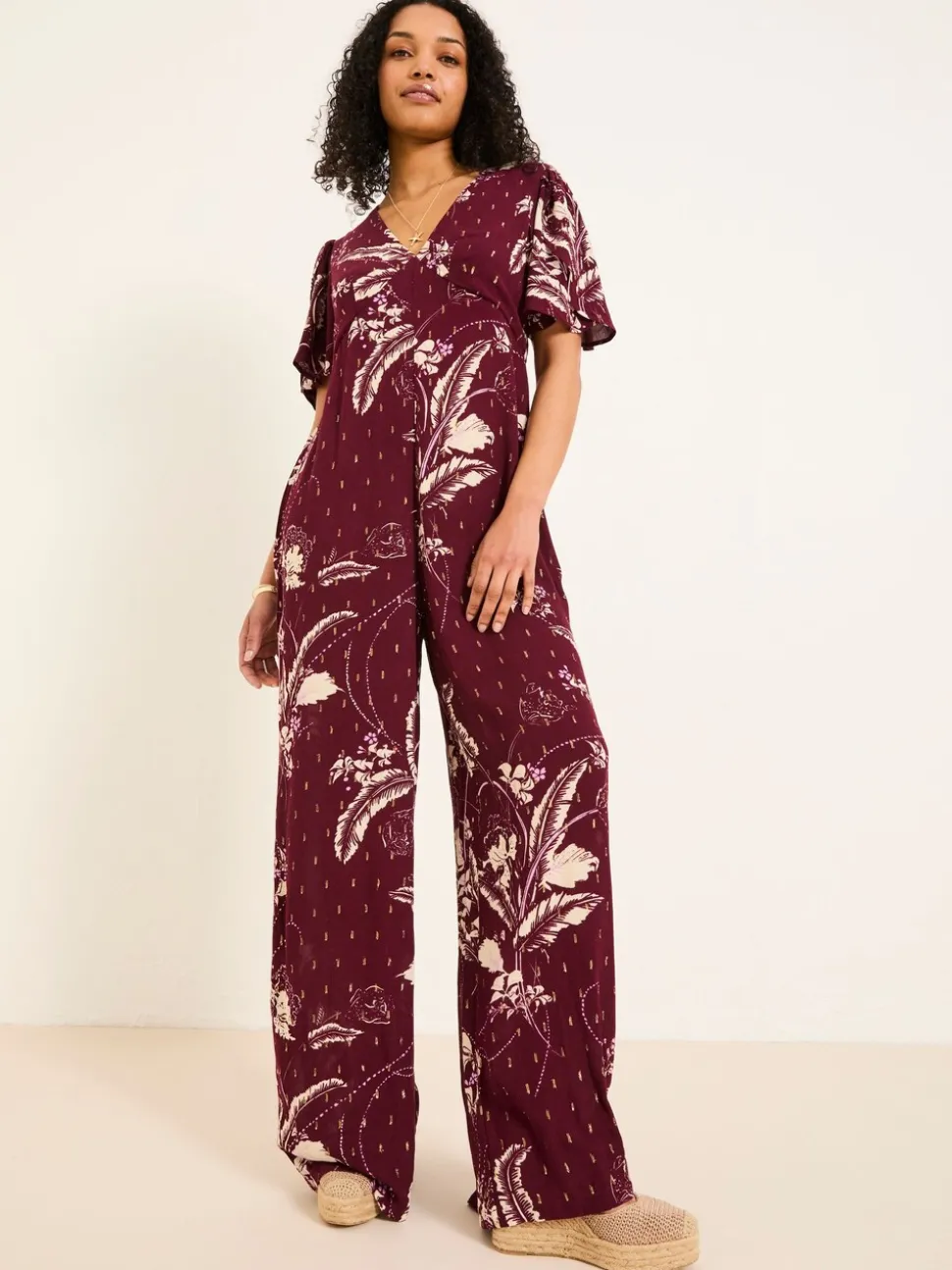 FatFace Jumpsuits met Bloemen Print