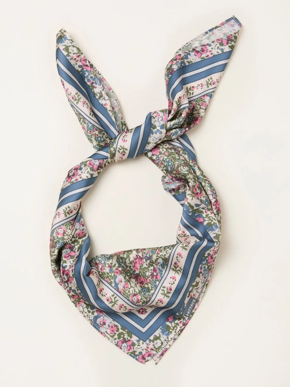 FatFace Satin Ditsy Floral Hair Scarf