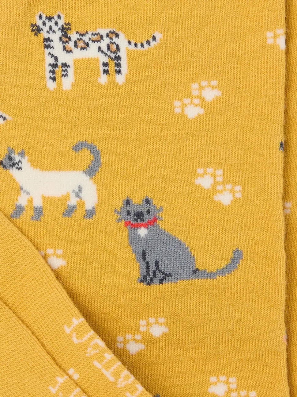 Fatface sokken met kattenopdruk