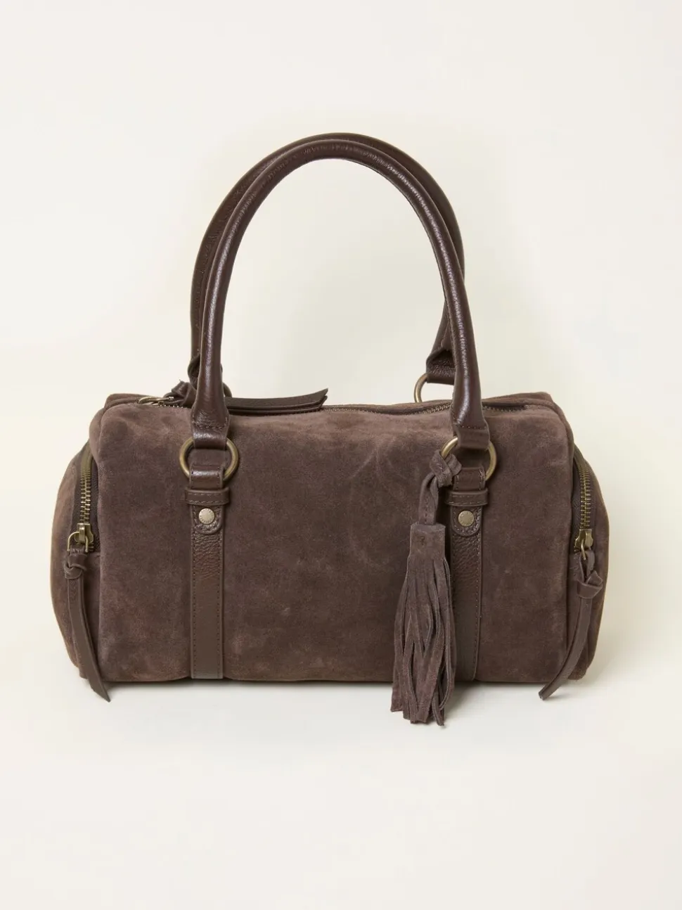 FatFace Suede Bowling Bag