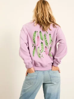 FatFace Sweet Pea Graphic Crew Sweat
