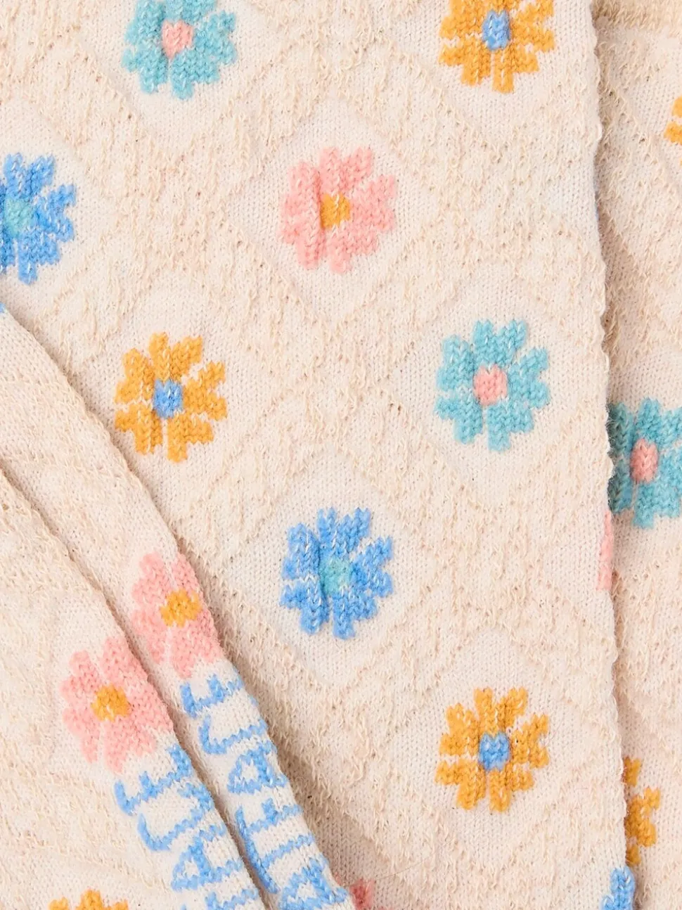 FatFace Textured Floral Socks