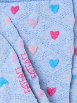 FatFace Textured Heart Socks