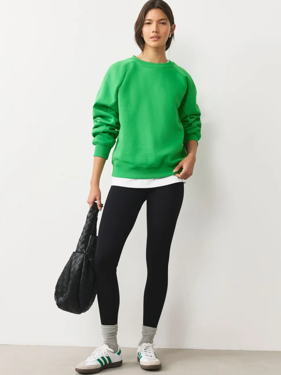 Felgroen - Relaxed Fit Heavyweight Regular Crew Neck Sweatshirt