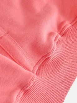 Felroze - Active Longline Overhead Hoodie met superzacht naaddetail en zakken