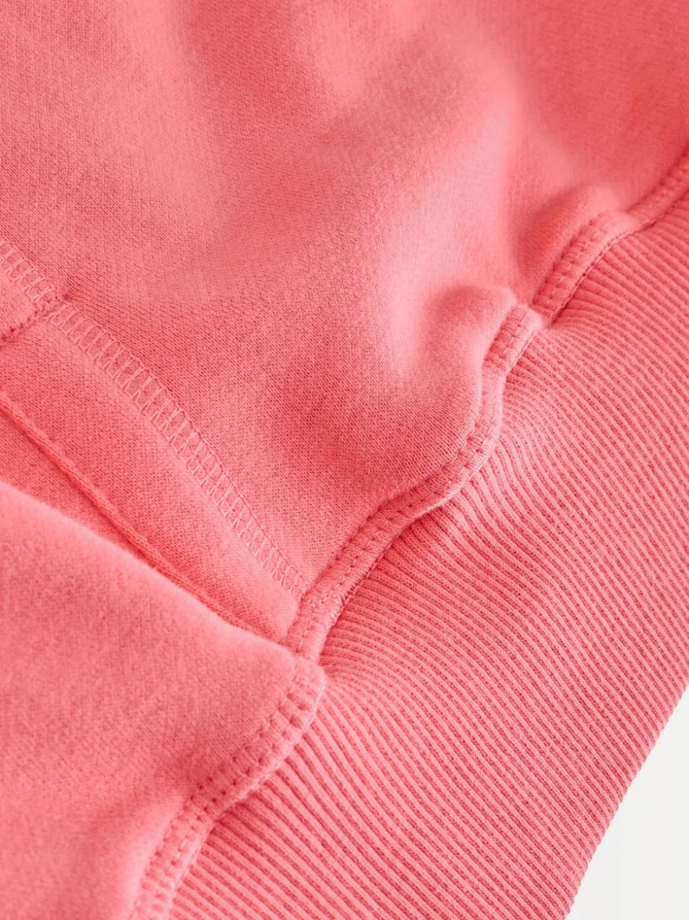 Felroze - Active Longline Overhead Hoodie met superzacht naaddetail en zakken