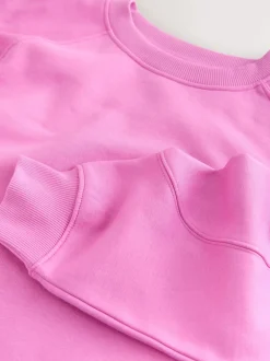 Felroze - Relaxed Fit Heavyweight Longline Crew Neck Sweatshirt