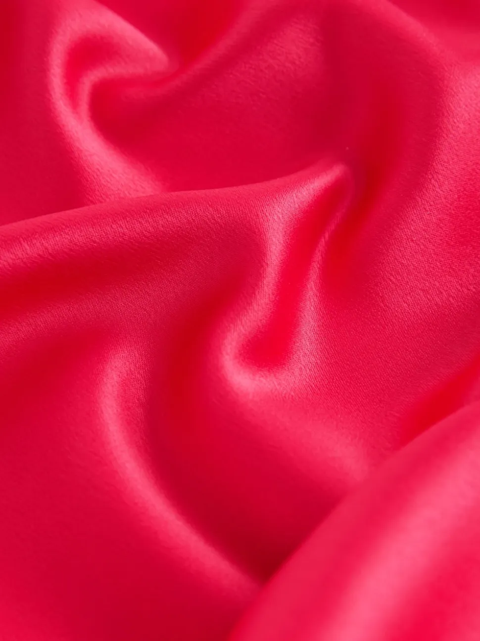Framboosroze - Bridesmaids Satin Halterneck Maxi Dress