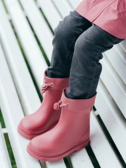 Framboosroze - Igor waterdichte Bimbi Euri enkellange regenlaarzen