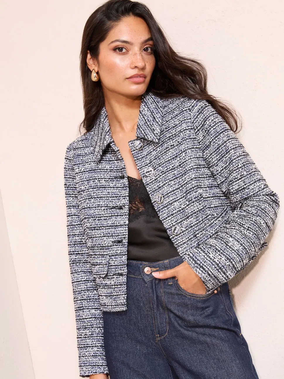 Friends Like These Boucle Trophy Jacket