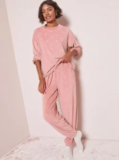 Friends Like These Bow Embossed Long Sleeve Pyjamas