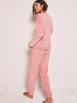 Friends Like These Bow Embossed Long Sleeve Pyjamas
