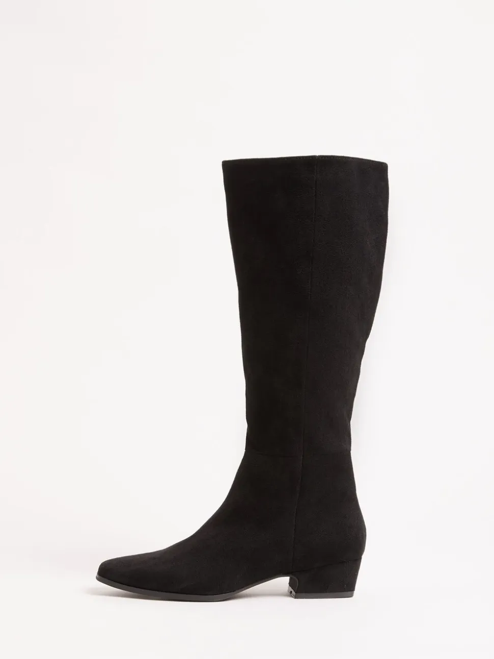 Friends Like These Faux Suede Mini Block Heel Casual Knee High Long Boots