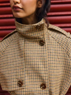 Friends Like These Funnel Neck Belted Jacket