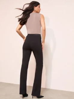 Friends Like These Sculpting Stretch Split Flare Trousers