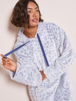 Friends Like These Zebra Snoodie Robe