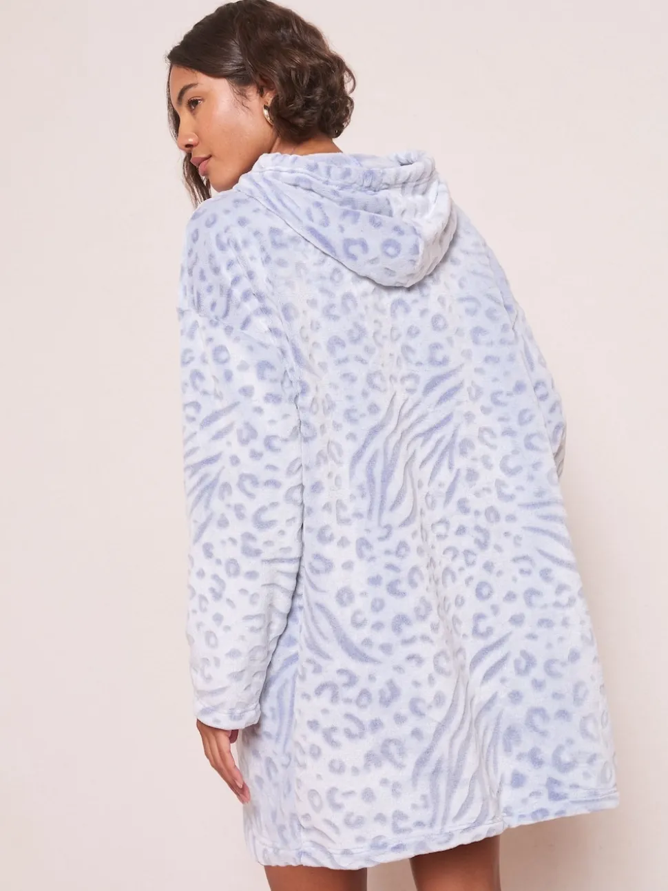 Friends Like These Zebra Snoodie Robe