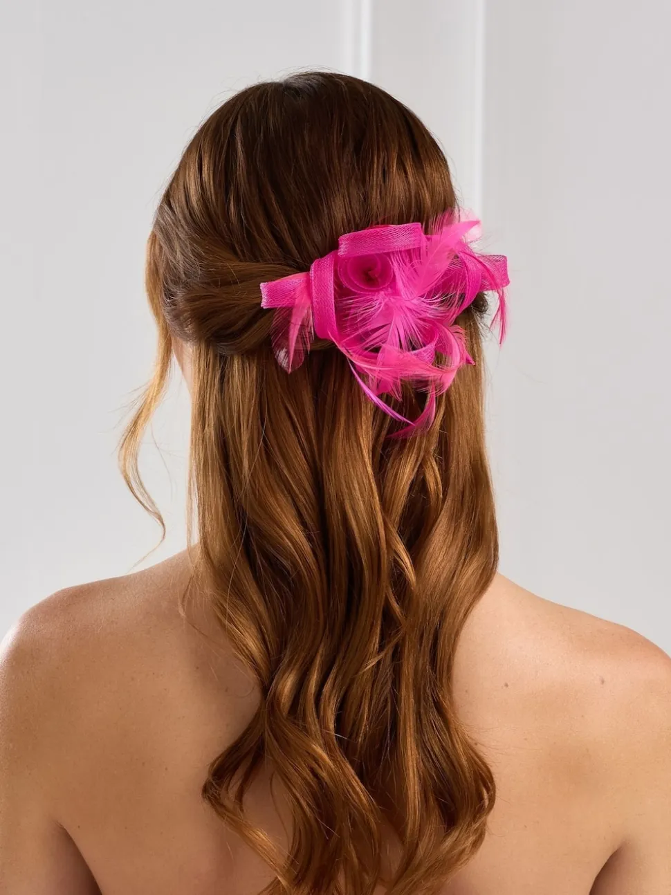 Fuchsia - Jon Richard - Kleine fascinator
