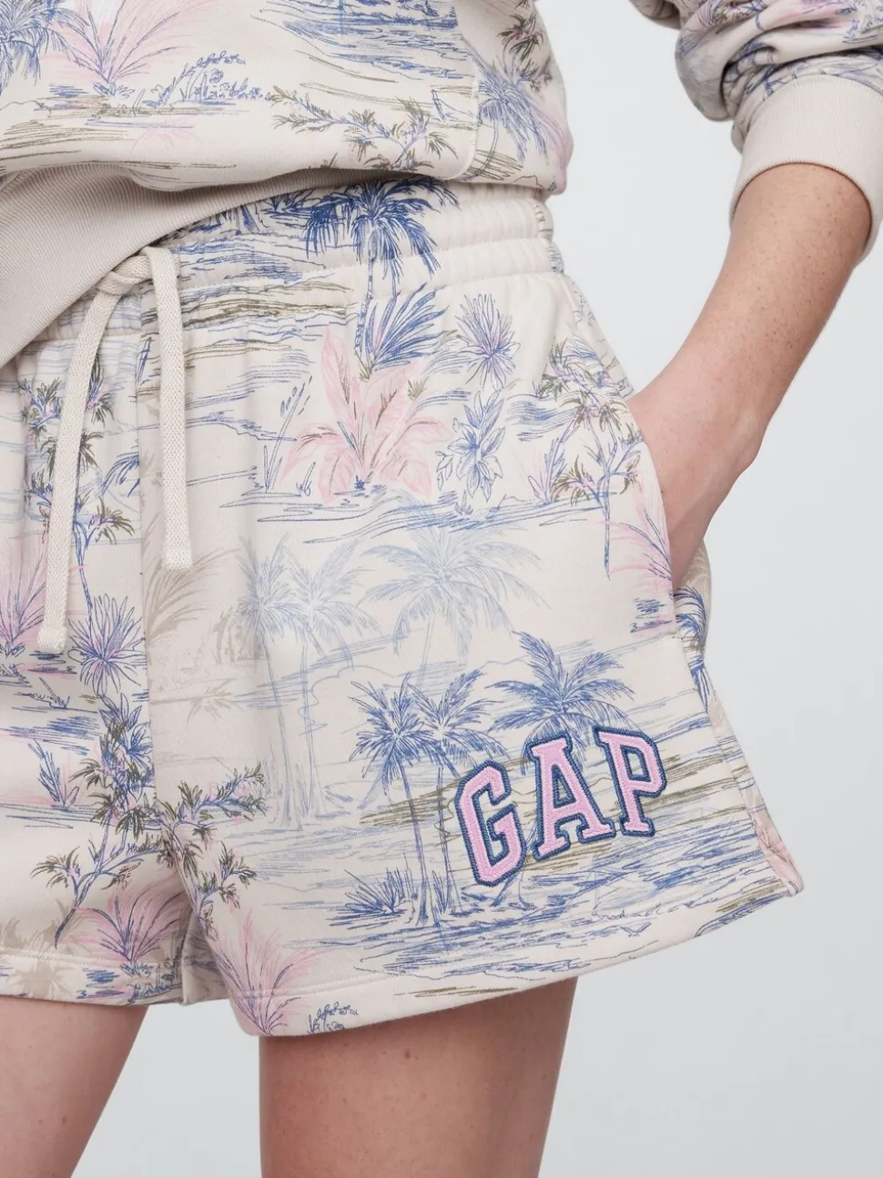 Gap - Short met logo en elastische taille