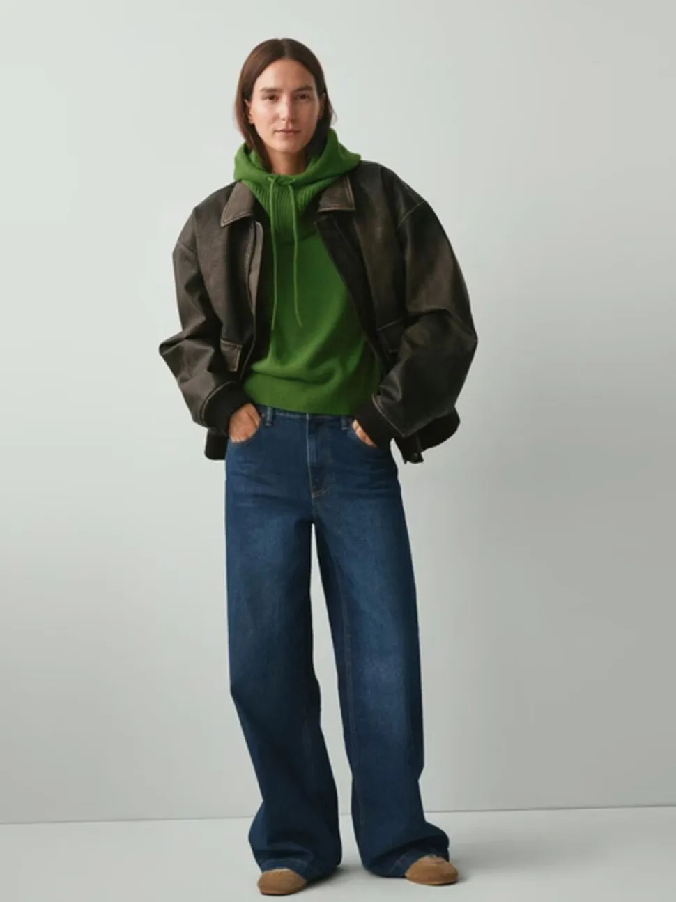 Gap Stride jeans met hoge taille en wijde pijpen