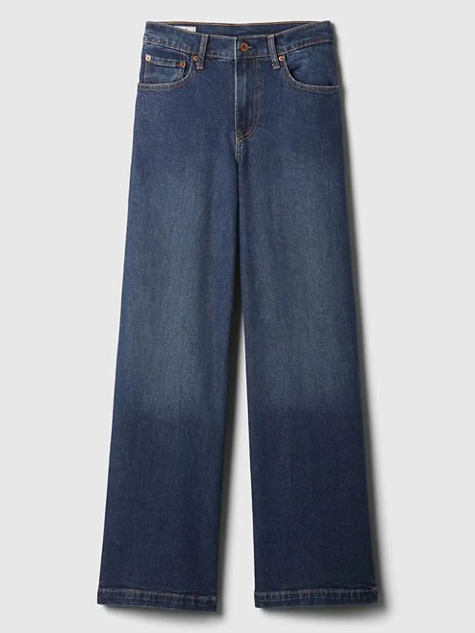 Gap Stride jeans met hoge taille en wijde pijpen