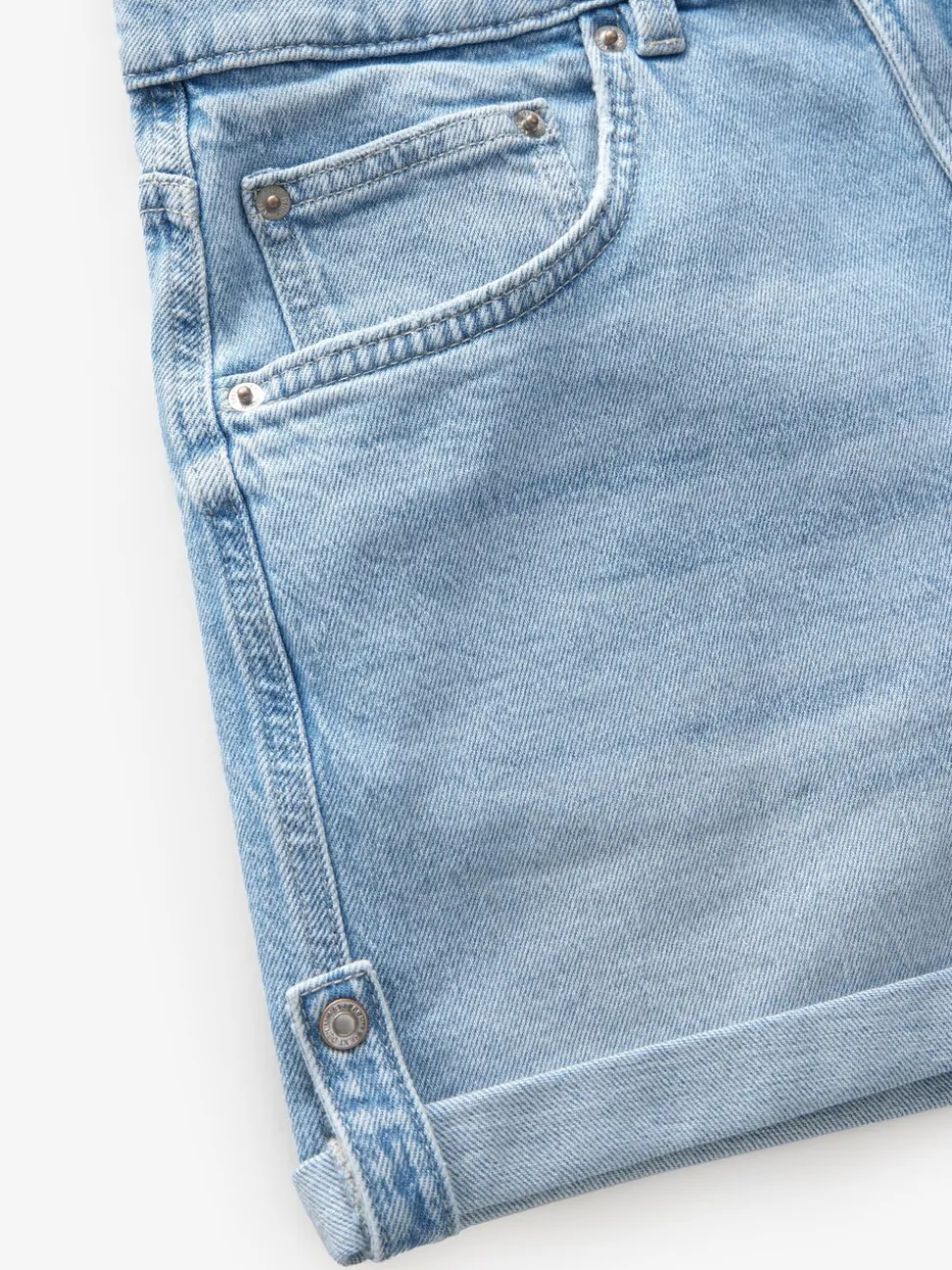 Gebleekt - Denim jongensshort