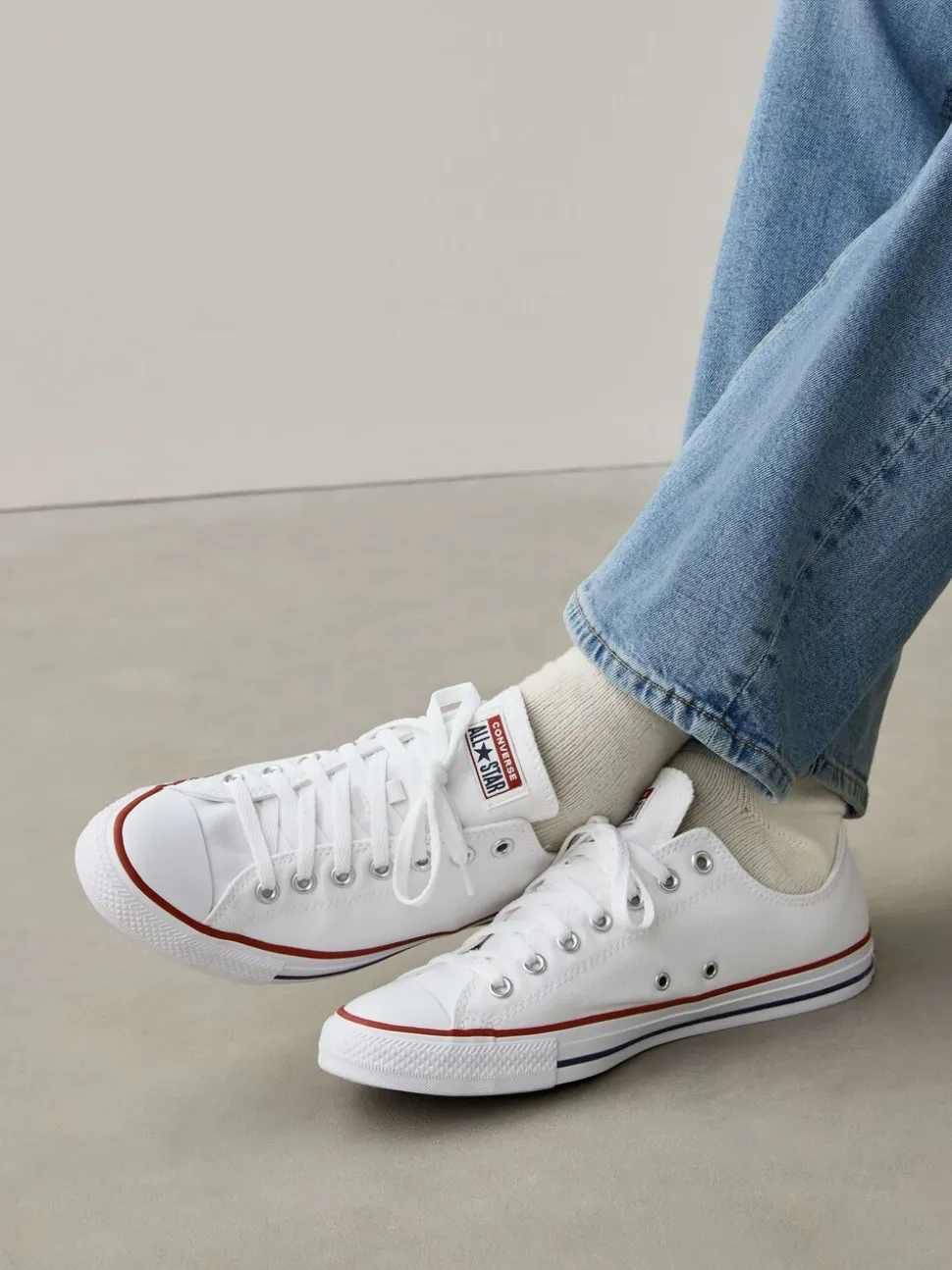 Gebroken wit - Converse Chuck Ox sneakers