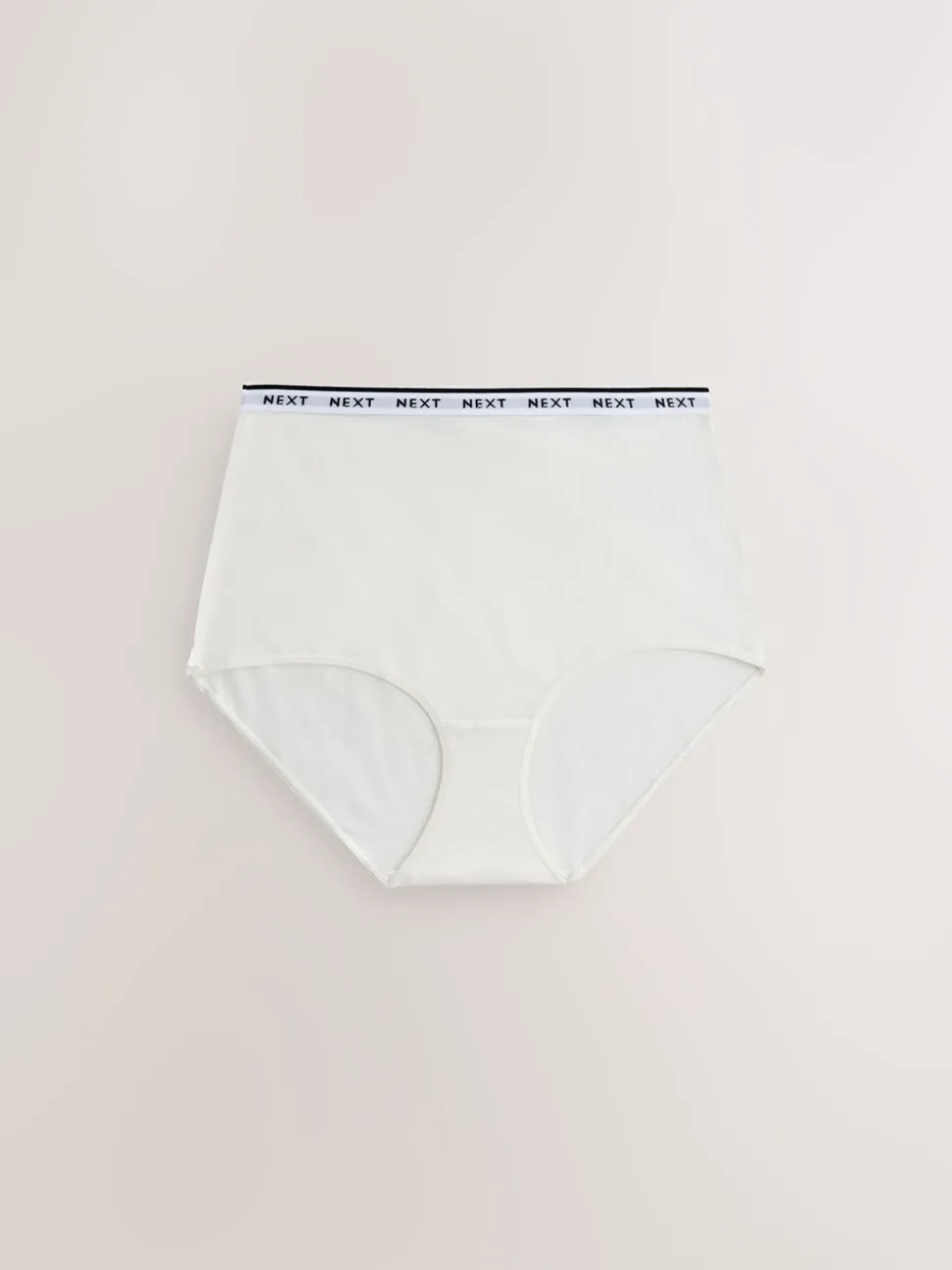 Gingham-print - 7 Katoenen slipjes met logotailleband