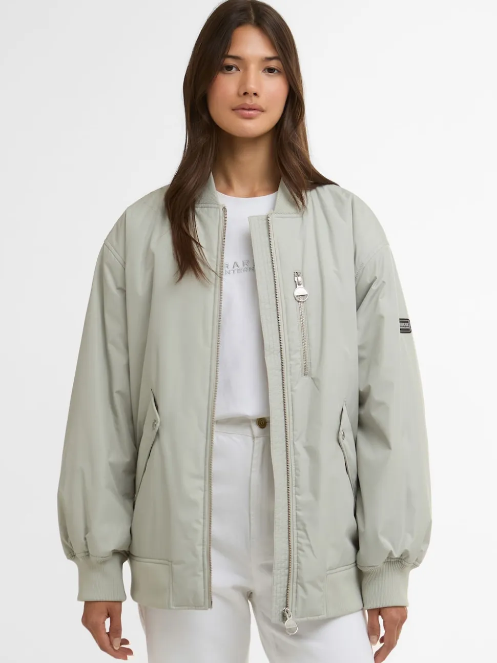 Glacier grijs - Barbour® International Kuala Showerproof Jacket
