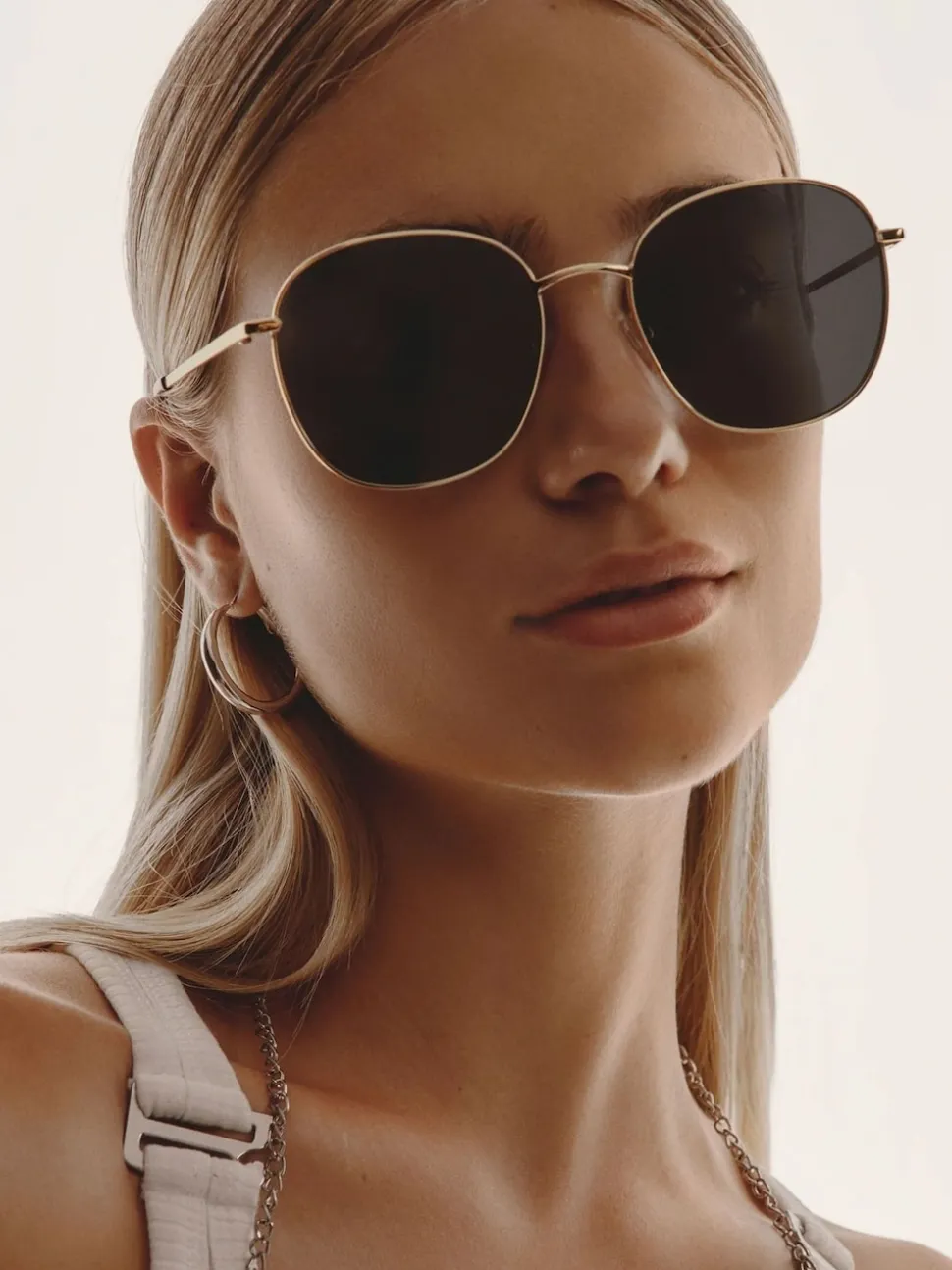 Gold Jezabell Sunglasses