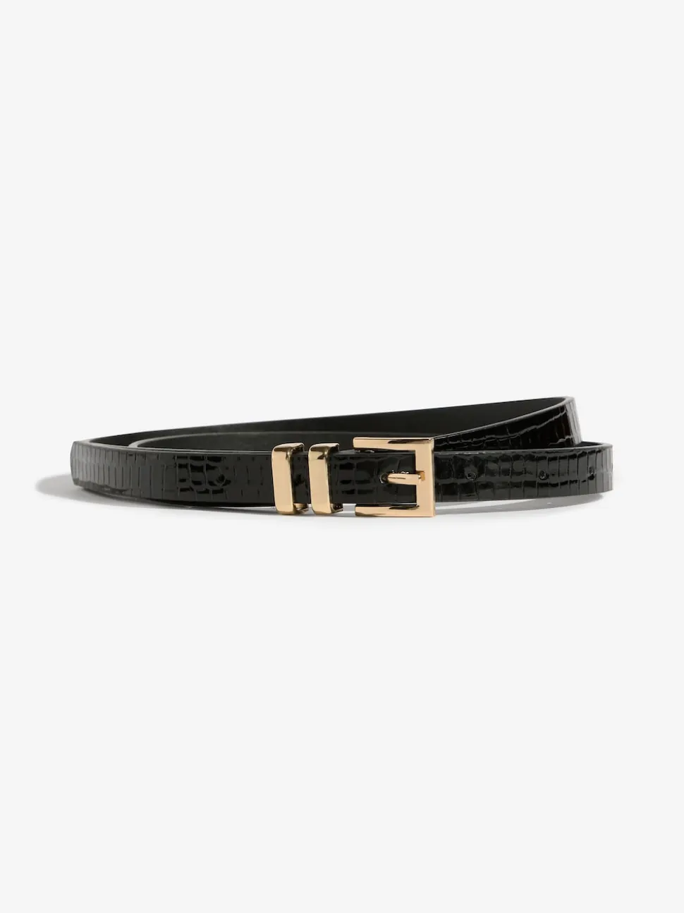 Gold, Leopard & Black - Lipsy Skinny Belts 3 Pack