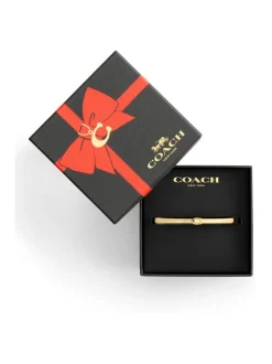 Goud - COACH Signature C Bangle Boxed Bracelet