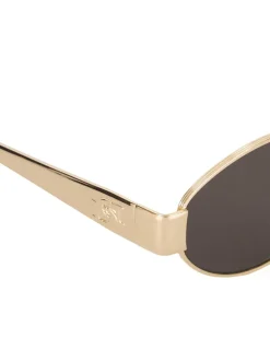 Goud - Dune London Glee Fashion Oval Sunglasses