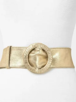 Goud - Joe Browns My Saviour riem van zacht leer