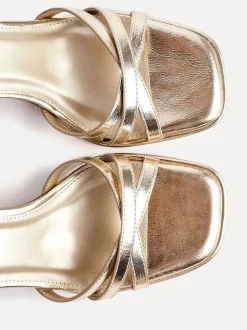 Goud - Linzi Faro Strappy Heeled Sandals