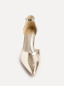 Goud - Linzi Moira Classic Stiletto Court Heels