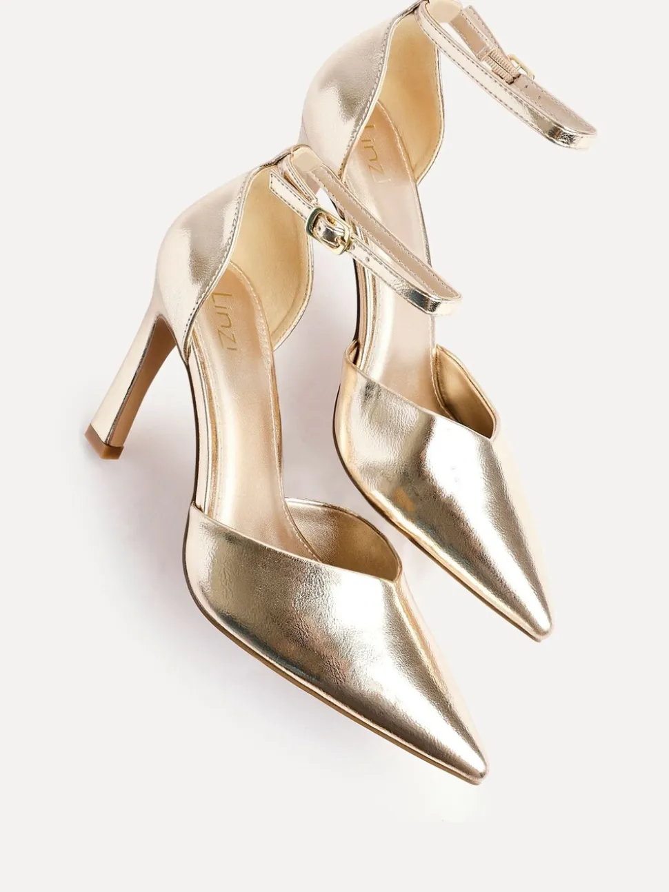 Goud - Linzi Moira Classic Stiletto Court Heels