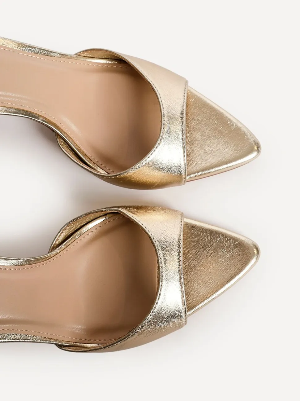 Goud - Linzi Wanted Pointed Toe Stiletto Heels